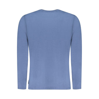 Blu Cotton Men T-Shirt
