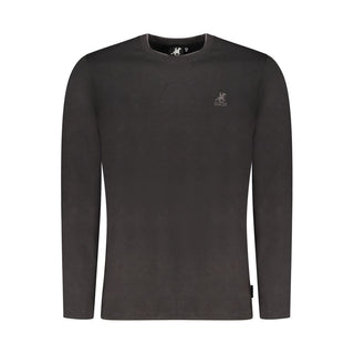 Black Cotton Men T-Shirt