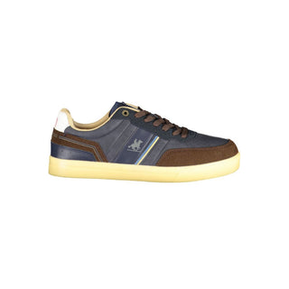 Blaue Herren-Sneaker aus Polyurethan