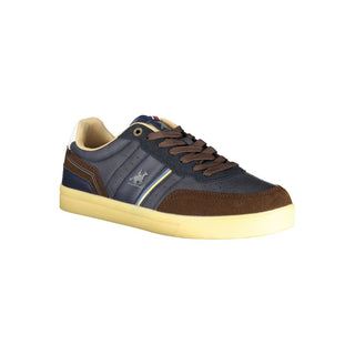 Blaue Herren-Sneaker aus Polyurethan