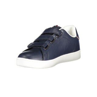 Blue Polyurethane Men's Sneaker