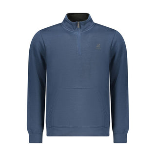 Blue Polyester Men's Sweatshirt