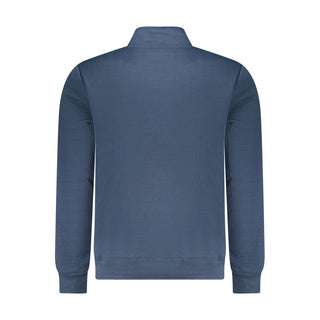 Blue Polyester Men's Sweatshirt