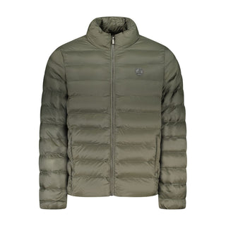 Chaqueta para hombre de poliéster verde