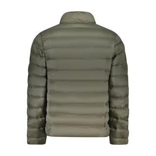 Chaqueta para hombre de poliéster verde
