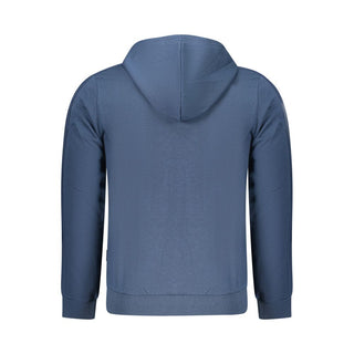 Blue Cotton Men's Hoodie