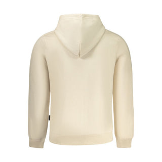 Beige Cotton Men Sweatshirt