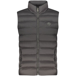 Herrenjacke aus schwarzem Polyester