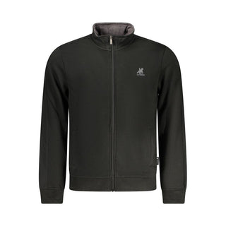 Schwarzes Baumwoll-Sweatshirt für Herren