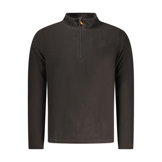Sudadera negra de poliéster para hombre