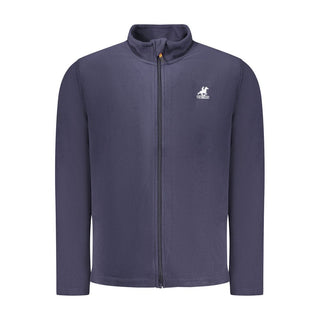 Sudadera azul de poliéster para hombre