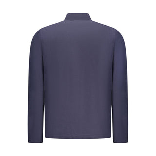 Sudadera azul de poliéster para hombre