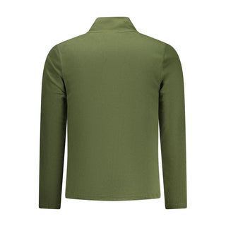 Verde Polyester Men Felpa