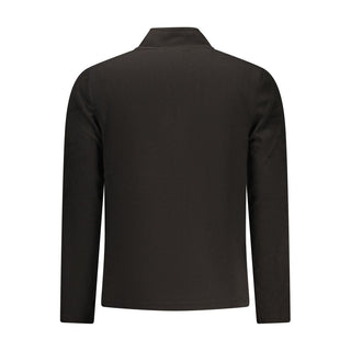 Black Polyester Men's Sweatshirt