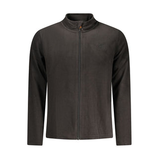 Black Polyester Mens Sweatshirt