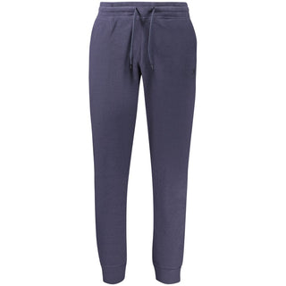 Blaue Herren-Jogginghose aus Polyester