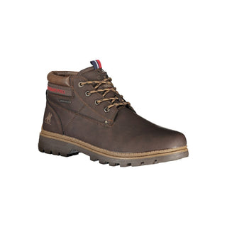 Marrone Polyurethane Men Ankle Boot
