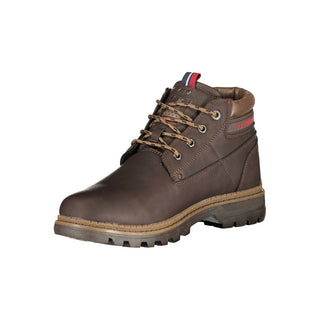 Marrone Polyurethane Men Ankle Boot