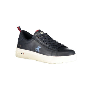 Zapatilla para hombre de poliéster azul