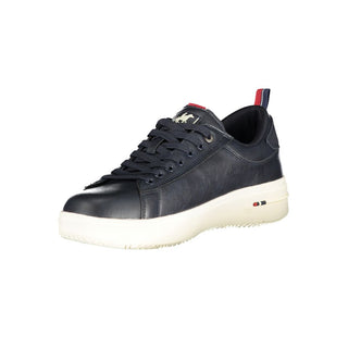 Zapatilla para hombre de poliéster azul