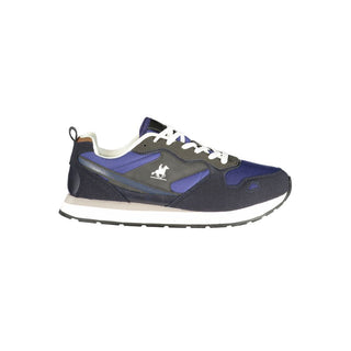 Zapatilla para hombre de poliéster azul