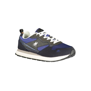 Zapatilla para hombre de poliéster azul