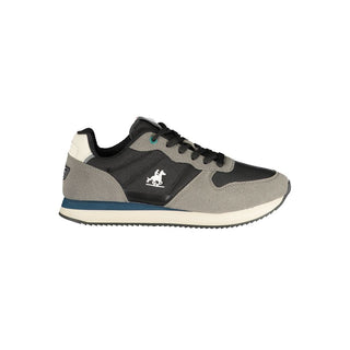 Zapatilla deportiva negra de poliuretano para hombre
