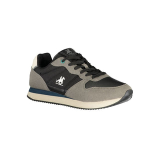 Zapatilla deportiva negra de poliuretano para hombre
