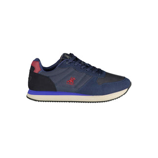 Zapatilla deportiva azul de poliuretano para hombre