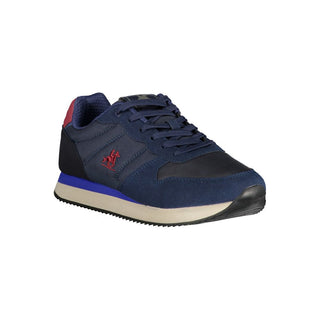 Zapatilla deportiva azul de poliuretano para hombre