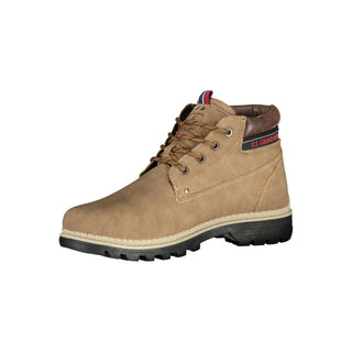 Marrone Polyurethane Men Ankle Boot