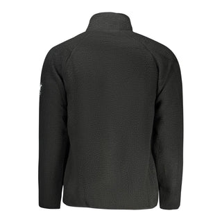Black Polyester Men's Sweatshirt