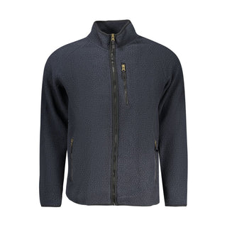 Blu Polyester Men Sweatshirt