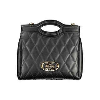 Nero Polyurethane Women Handbag