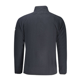 Blu Polyester Men Sweatshirt