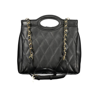 Nero Polyurethane Women Handbag