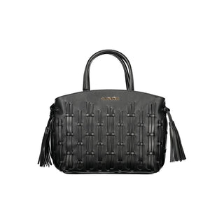 Nero Poliuretano Damenhandtasche