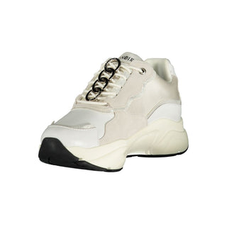 Bianco Polyurethan Damen-Sneaker