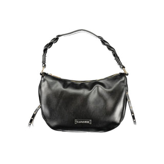 Nero Polyurethan Damen-Schultertasche