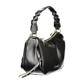 Nero Polyurethan Damen-Schultertasche