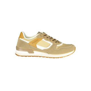 Beige Polyester Men Sneaker