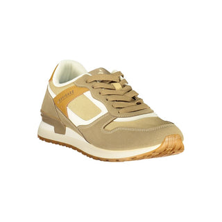 Beige Polyester Men Sneaker