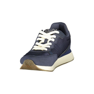 Zapatilla para hombre de poliéster azul