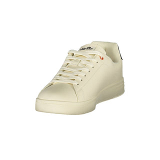 White Polyurethane Men's Sneaker
