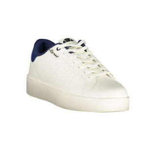 White Polyurethane Men's Sneaker