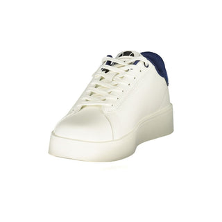 White Polyurethane Men's Sneaker