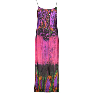 Vestido para mujer de viscosa violeta