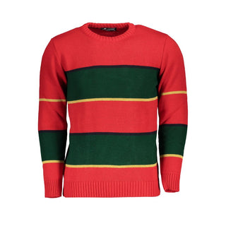 Suéter para hombre de acrílico rojo