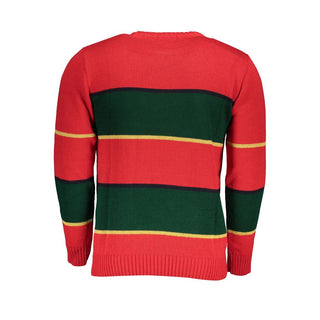 Suéter para hombre de acrílico rojo