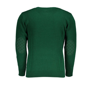 Verde Acrylic Men Sweater